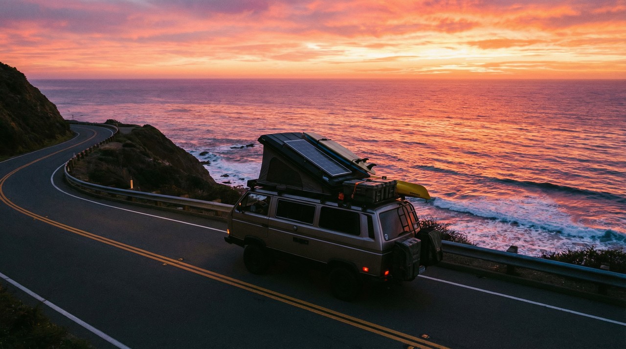 小马拉大车旅行车视频